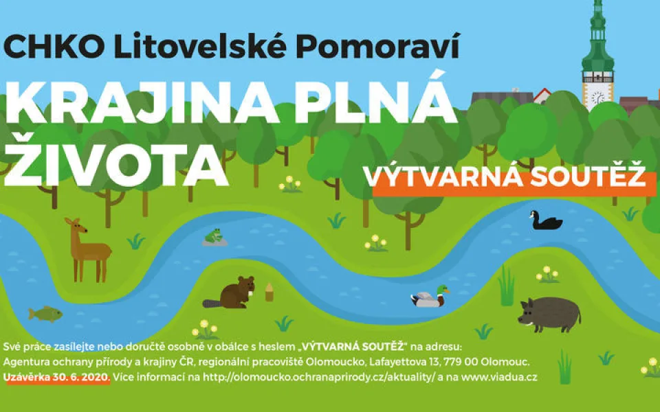 Zpestřete si karanténu malováním, právě probíhá výtvarná soutěž Litovelského Pomoraví