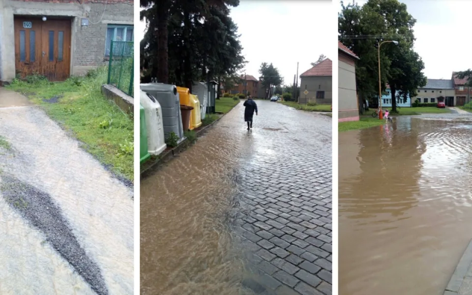 AKTUÁLNĚ: Hasiči v kraji vyjíždějí kvůli bouřkám, odčerpávají laguny a sklepy