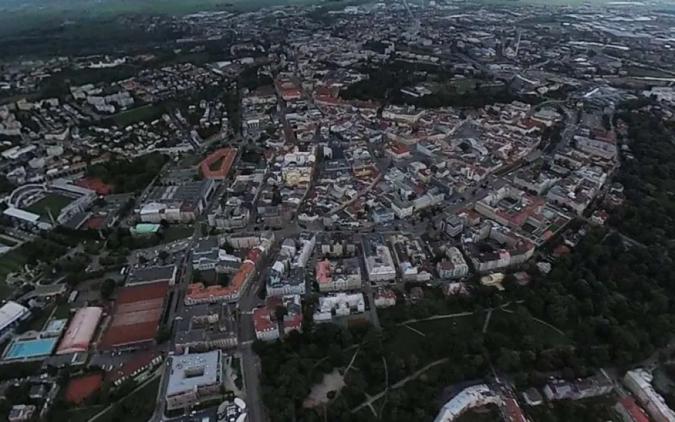 Olomouc z výšky