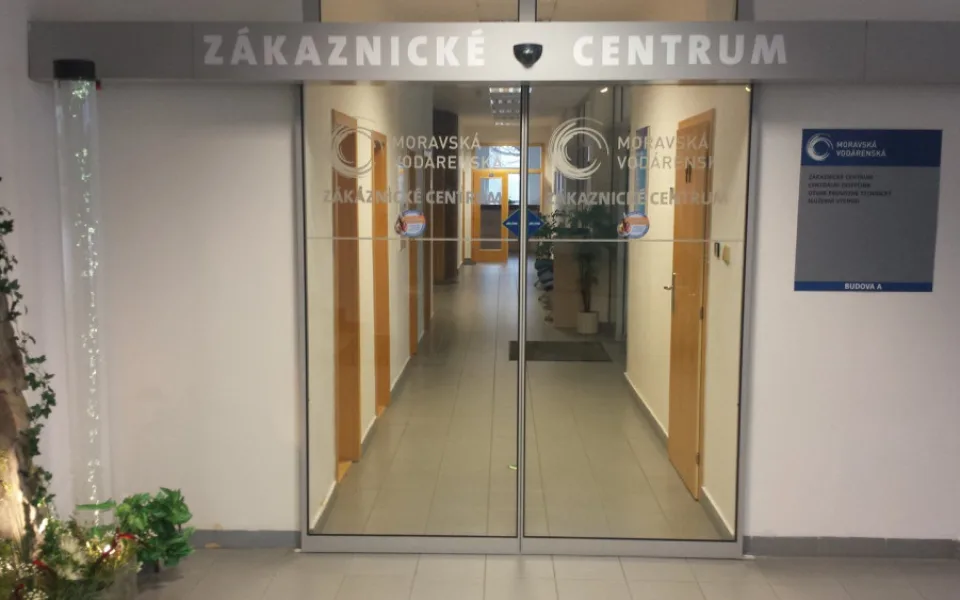 Zákaznické centrum Moravské vodárenské.