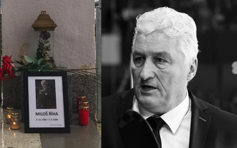 Pietní místo i vzpomínky: Říha? Byl osobnost! Dokázal všechny strhnout, zní od kamarádů