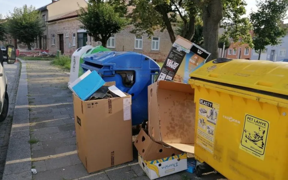 Foto kontejnerů Prostějov