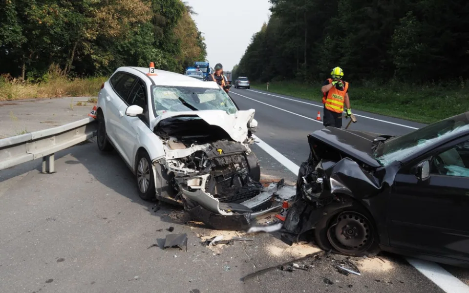 foto z místa nehody// Zdroj: Policie ČR