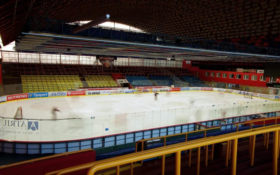 Prostějovský zimní stadion.