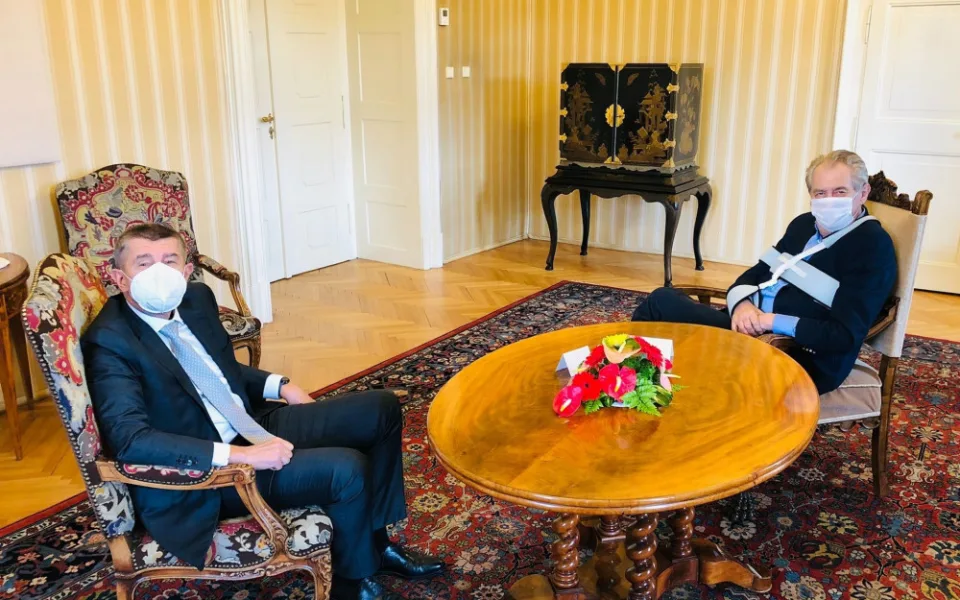 Andrej Babiš a Miloš Zeman