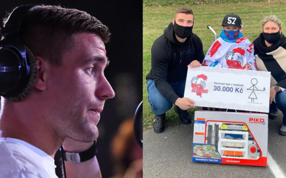 VIDEO: Hokejista Olesz zpíval v charitativní písničce! Nedávno navíc přispěl na vozík Bedříškovi