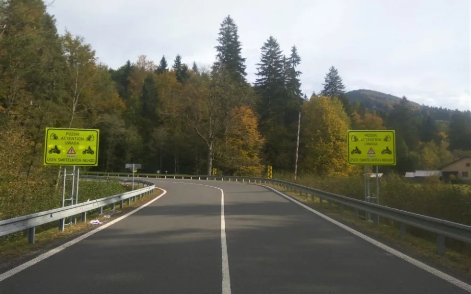 Nové značení v úšeku smrtelných nehod