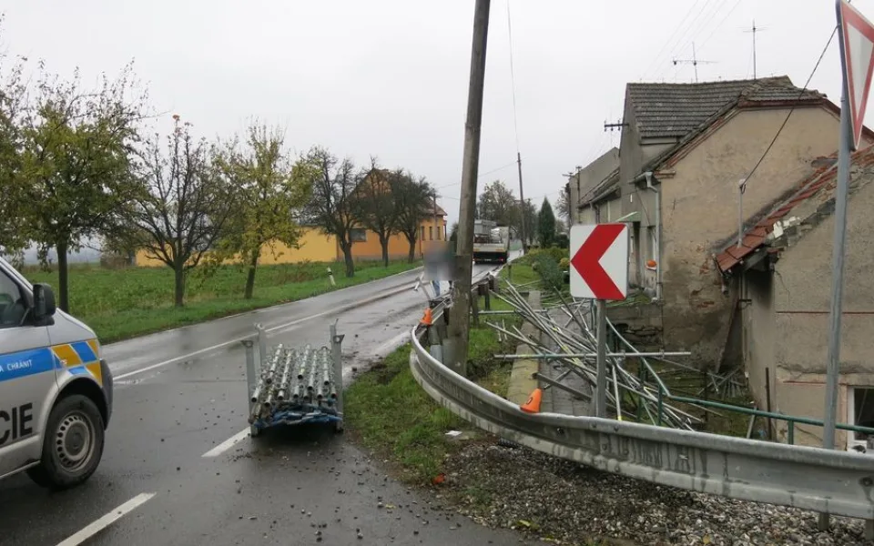 Foto z místa nehody