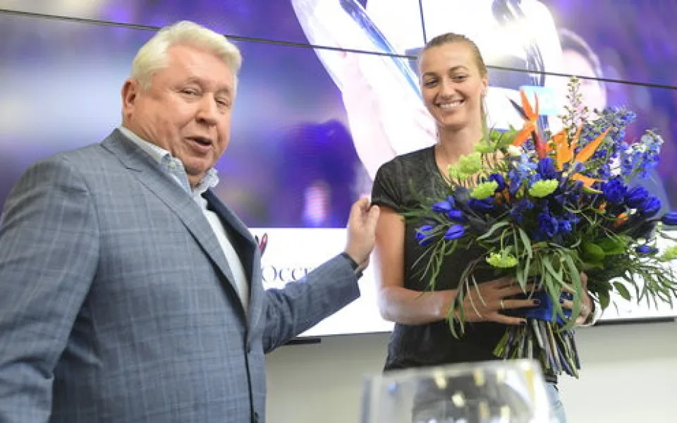 Miroslav Čermák a Petra Kvitová