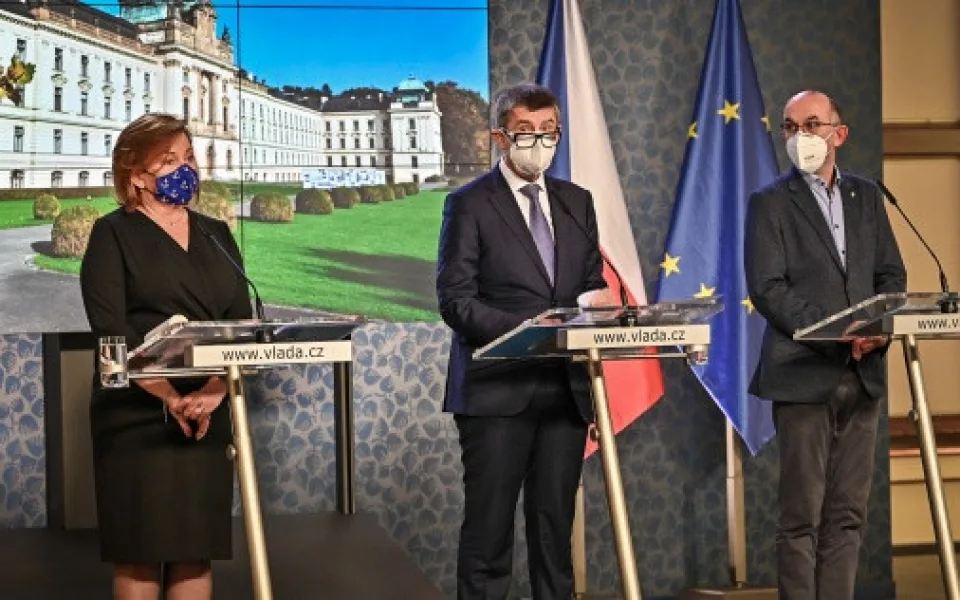 Tisková konference vlády
