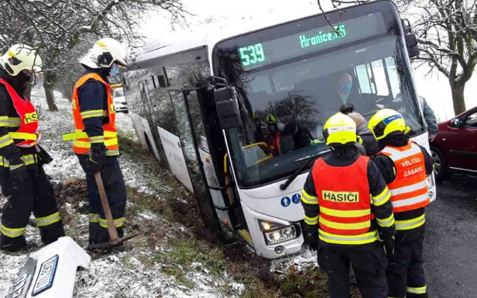 Nehoda autobusu Býškovice