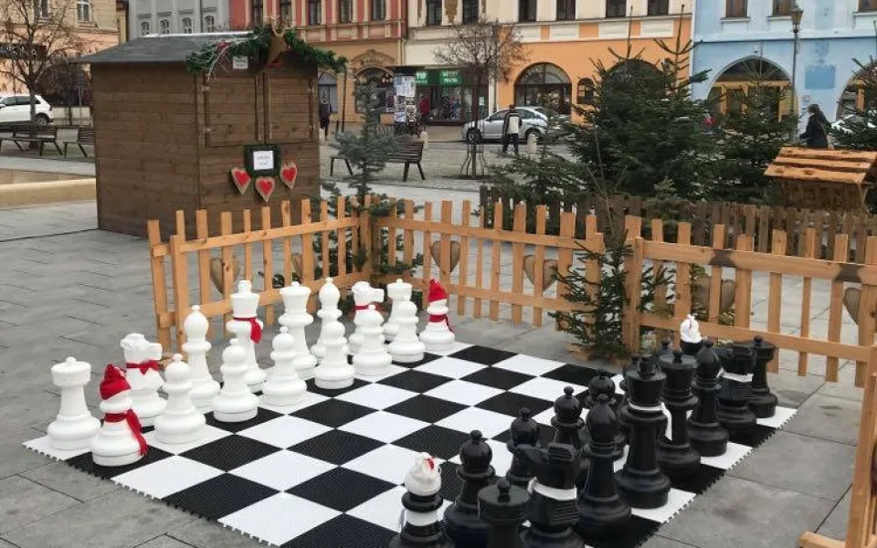 Foto z hranického náměstí
