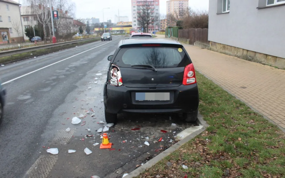 Foto z místa nehody
