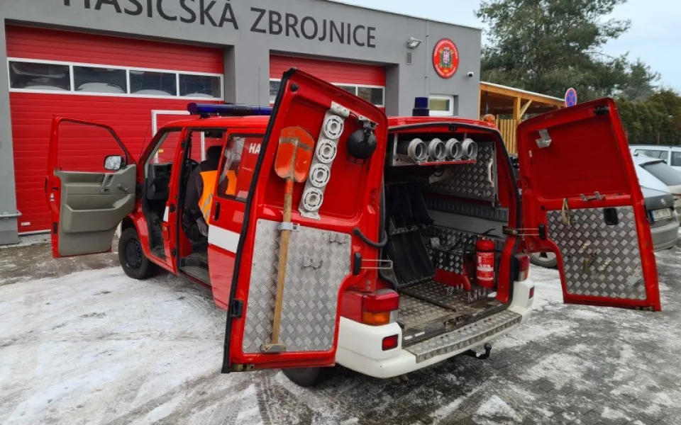 Štěpánov dostal od Olomouce darem hasičský vůz