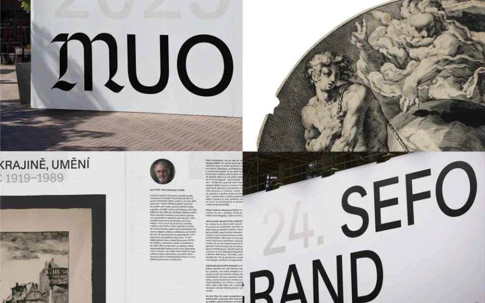 Muzeum umění Olomouc má nový vizuální styl,návrh vzešel ze soutěže