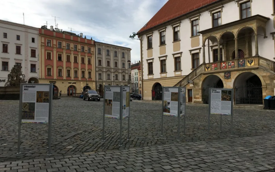 Svatá Ludmila na Horním náměstí. Život  české  světice  je  inspirující  i  po  1100  letech