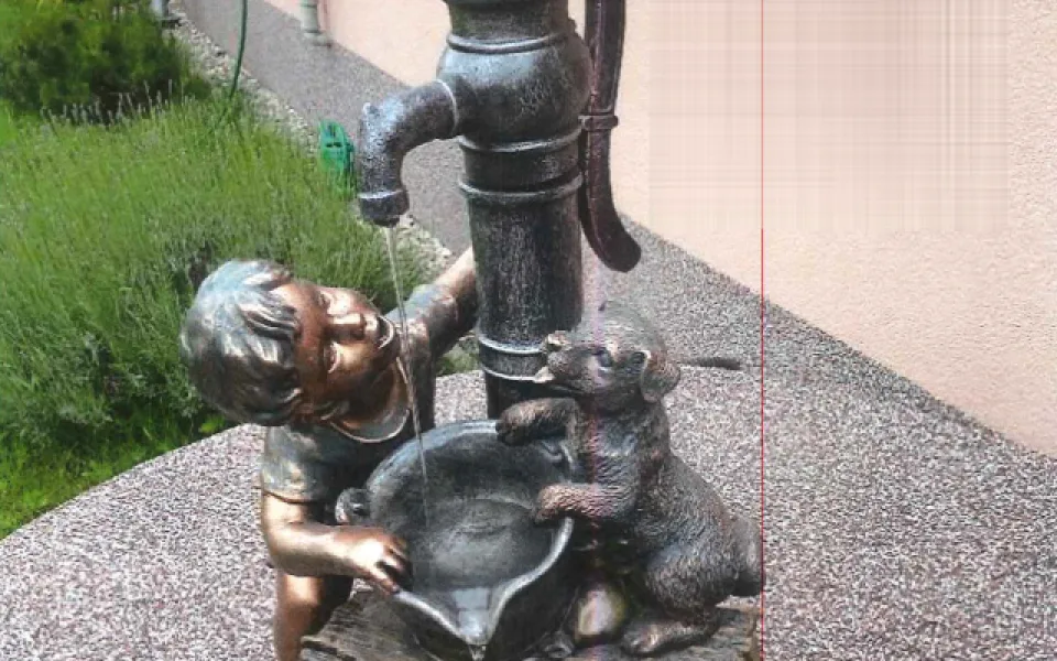 okrasná kašna