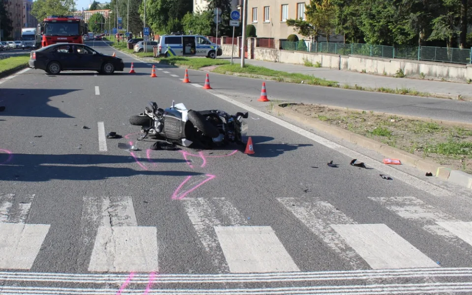 smrt motorkáře