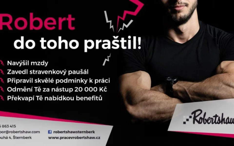 Robert do toho praštil, navýšil mzdy a má nové benefity!