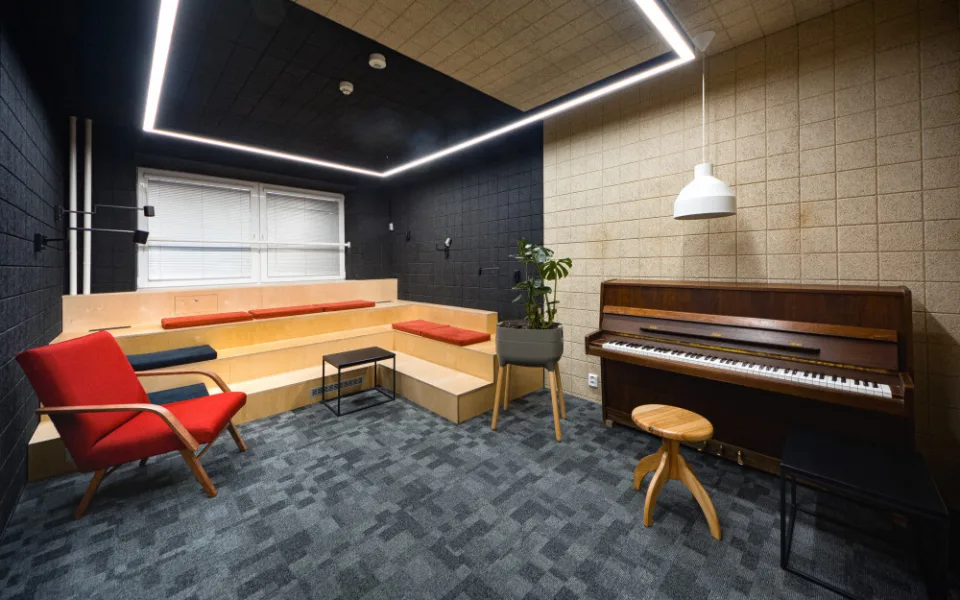 Během rekonstrukce vysokoškolských kolejí prošly modernizací také společné prostory