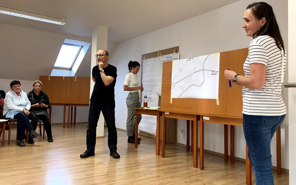 Veřejné projednání situace ulic Štěpánovská a Dalimilova v Chomoutově - ilustrační foto