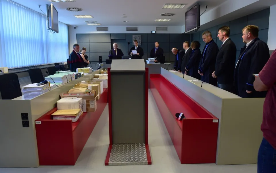 Snímek ze soudního projednávání kauzy Vidkun v Olomouci