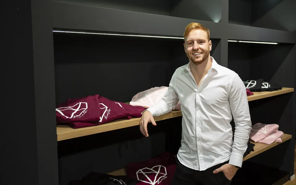 Vilém Šír prezentoval v showroomu Šantovka Star(t)s svou značku oblečení
