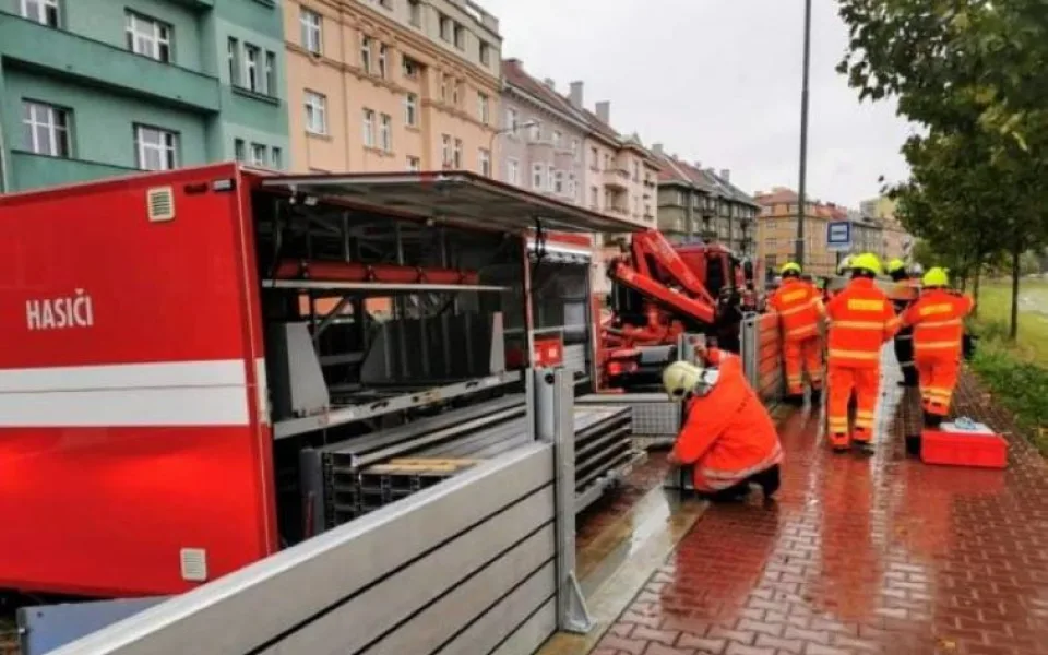 Řeka Bečva protipovodňová opatření 14. 10. 2020