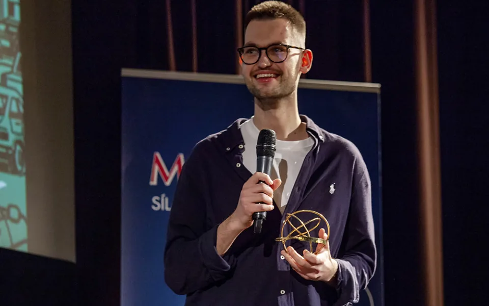 Petr Polák získal ocenění za nejlepší studentský komiks roku