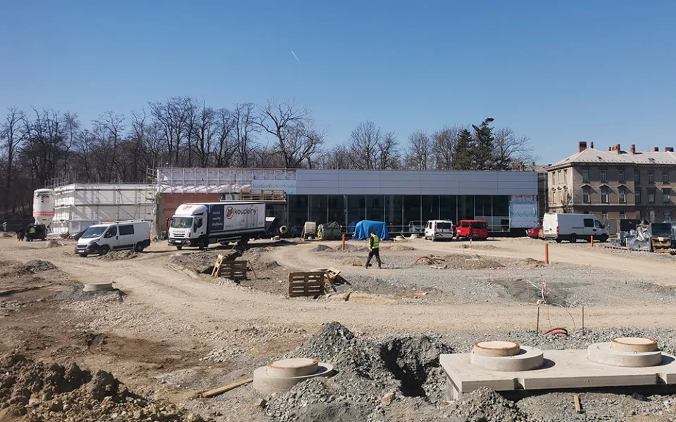 Výstavba prodejny Lidl v Olomouci na Šibeníku