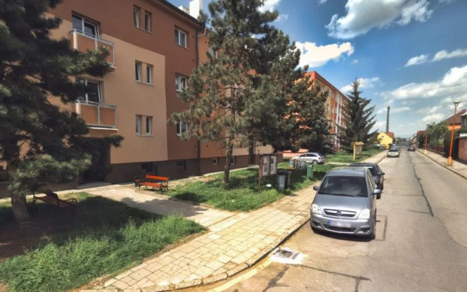 Sídliště v Litovli na ulici Novosady