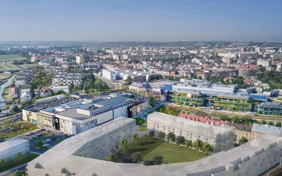 Vizualizace projektu Galerie Šantovka 2