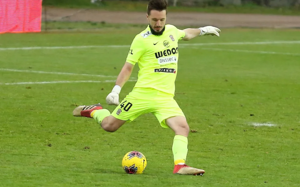 Martin Šustr v dresu Zbrojovky Brno