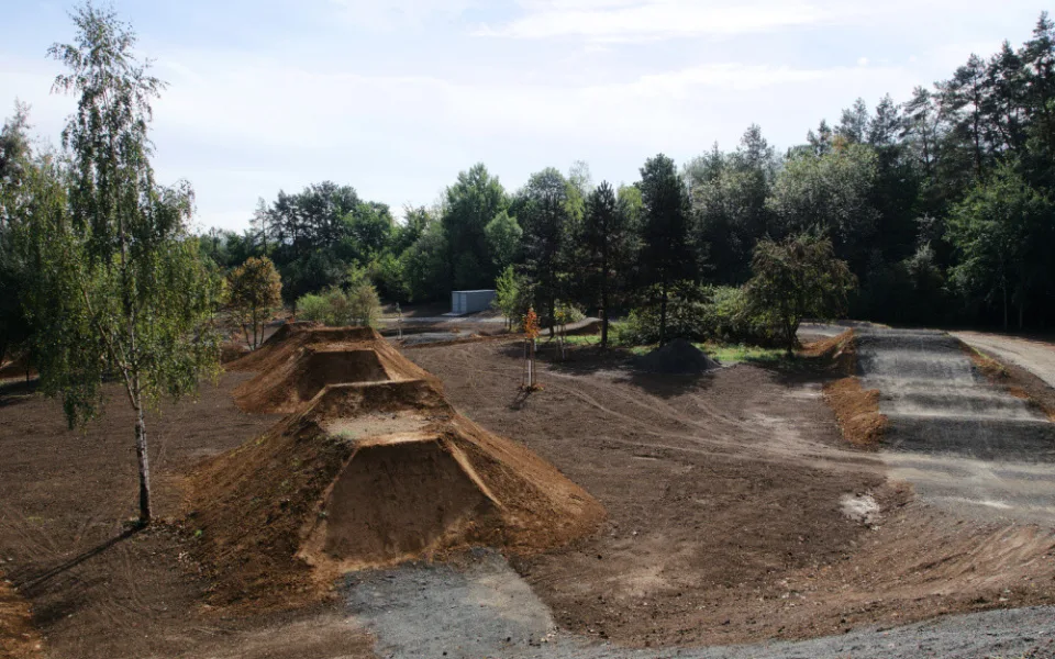Bikepark v olomoucké části Slavonín