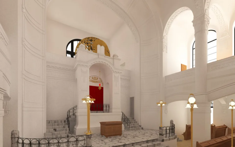 V Prostějově se otevřela výstava, která mapuje podobu bývalé synagogy