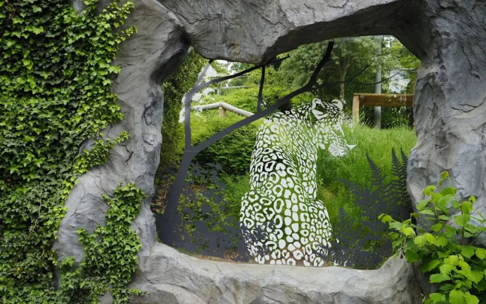 Ptáky, kteří v olomoucké zoo naráželi na prosklený pavilon levhartů, zastaví speciální nálepky