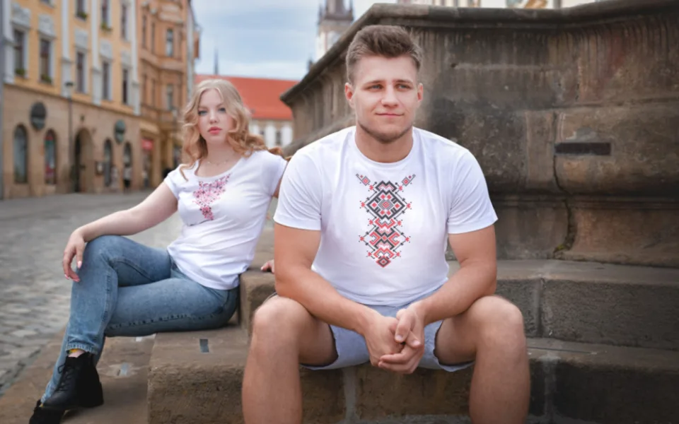 trička na podporu Ukrajiny