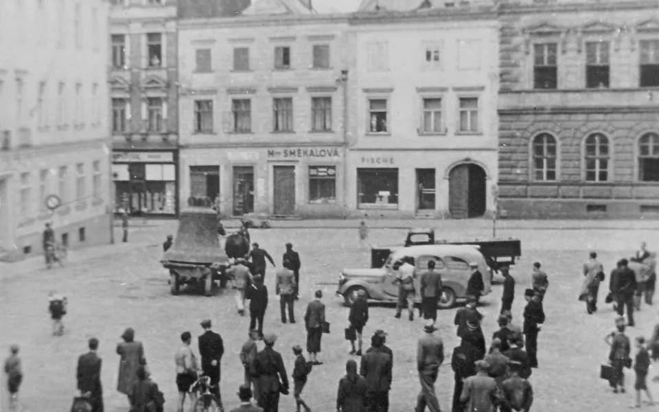 Rekvizice zvonu Maria v r. 1942