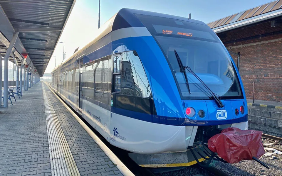 Zmodernizovaná jednotka Stadler pro Olomoucký kraj