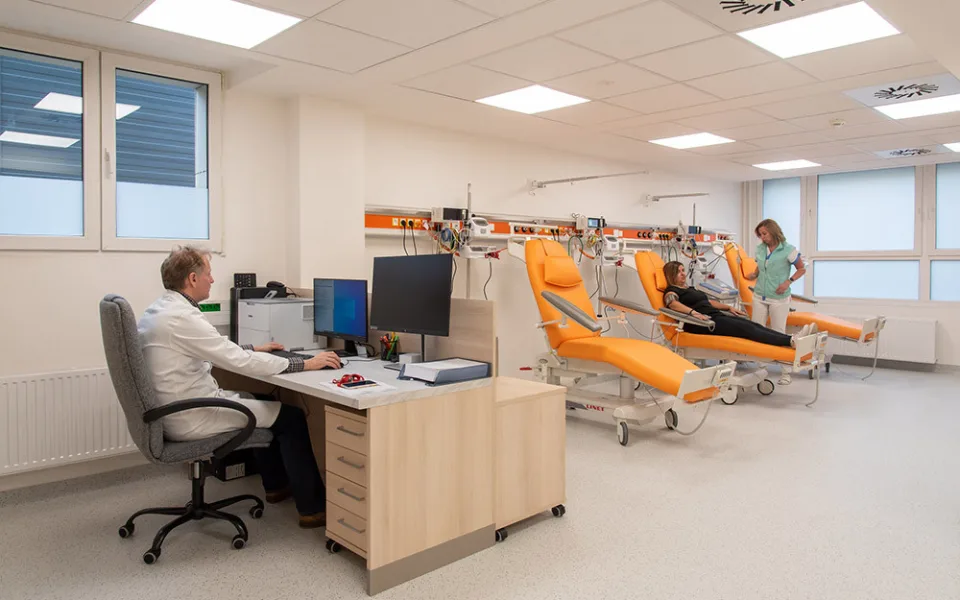 Kardiologie v olomoucké fakultní nemocnici získala nové prostory. Stacionář umožní zkrácení hospitalizace