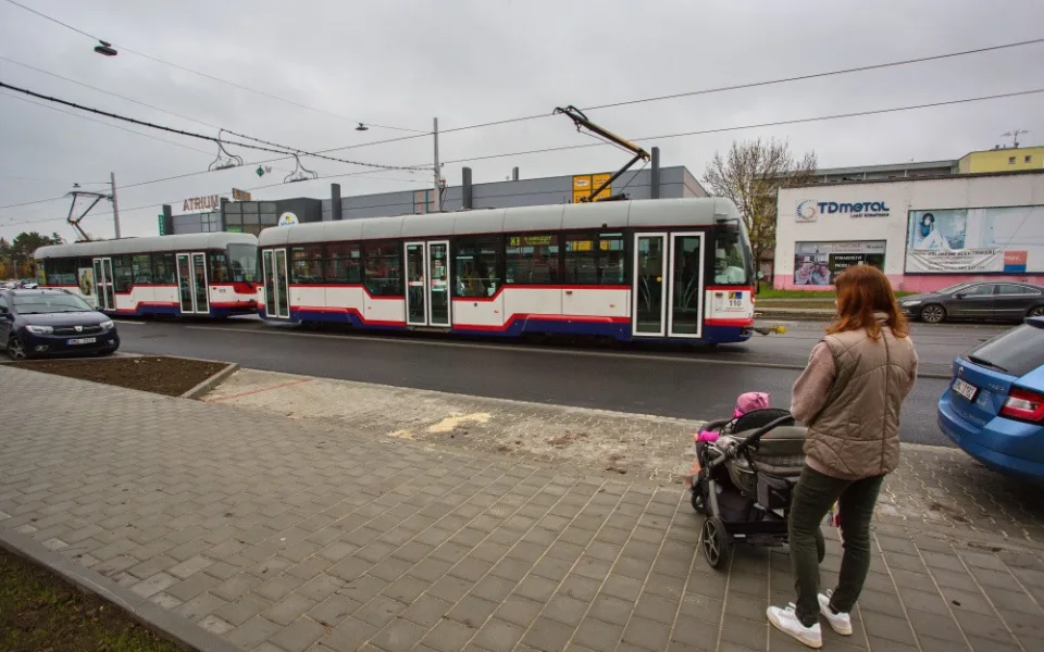 Tramvaje v plánovaném termínu vyrazily na nový úsek trati v Olomouci