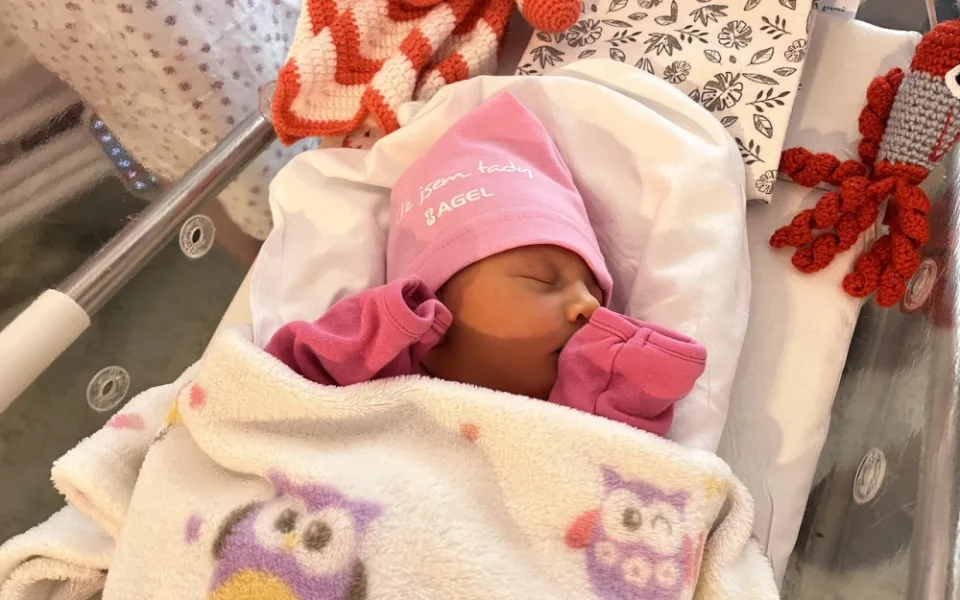 Melanie je prvním narozeným dítětem roku 2023 v přerovské nemocnici
