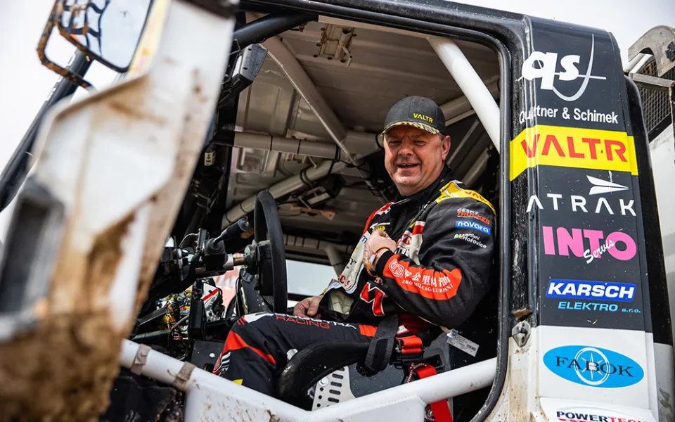 Šternberský jezdec Jaroslav Valtr na letošním ročníku dakarské rallye
