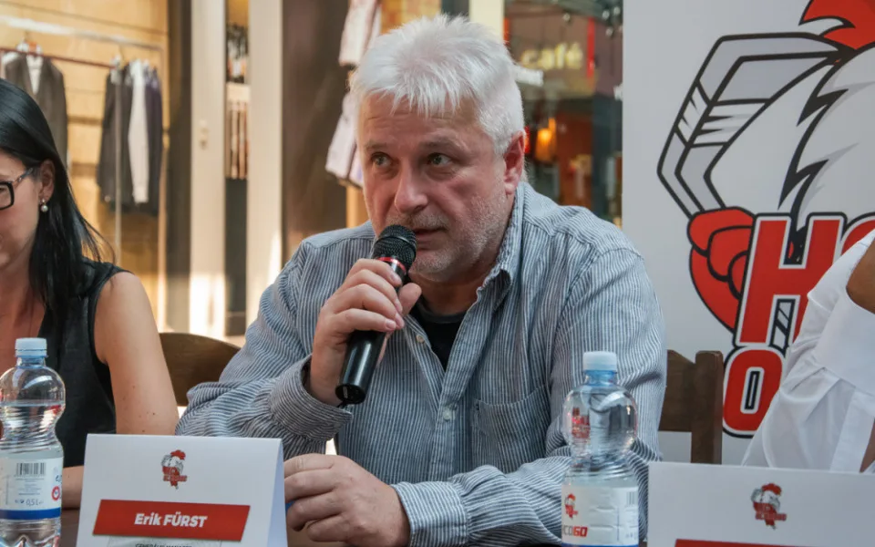 Generální manažer HC Olomouc Erik Fürst