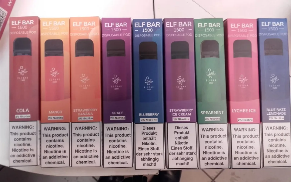 Nesprávně označené jednorázové cigarety