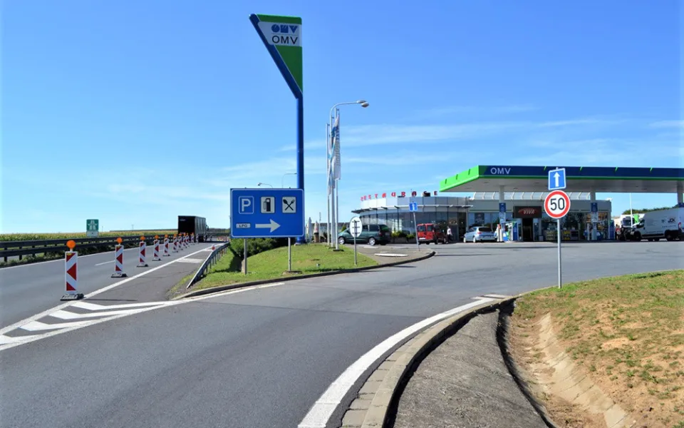 ŘSD plánuje rozšíření odpočívky u benzínky na kraji Prostějova. Stavět by se mohlo za čtyři roky