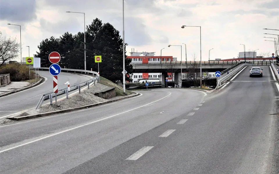 Nájezdové rampy vytížené olomoucké silnice I/35 projdou rekonstrukcí
