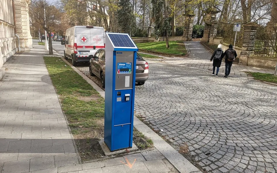 Nový typ parkovacího automatu v Olomouci