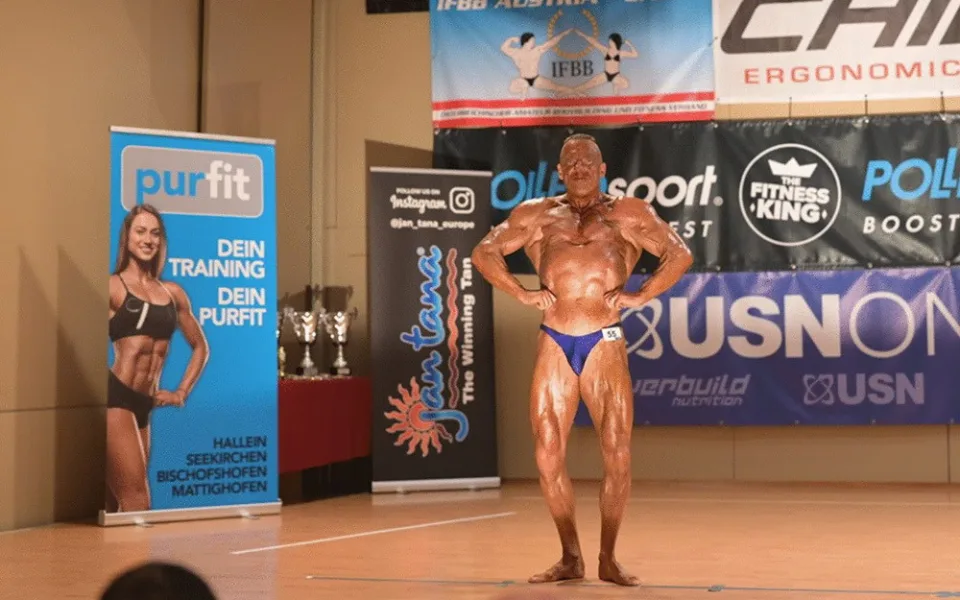 Patrik Šerý na závodech IFBB Austrian Trophy 2023