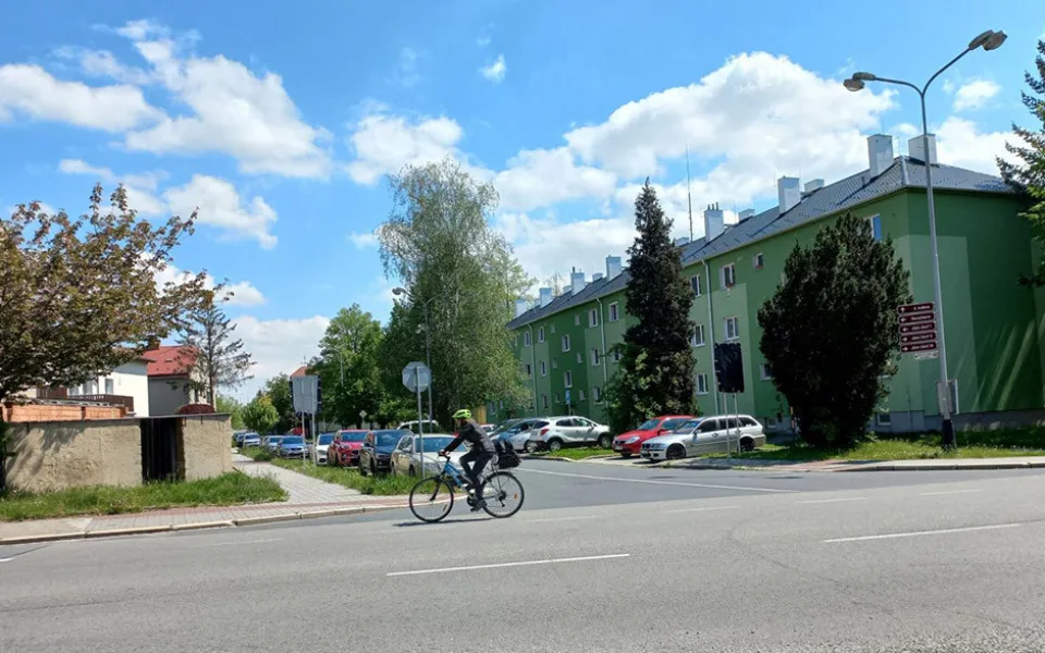 Ulice Durychova v Přerově